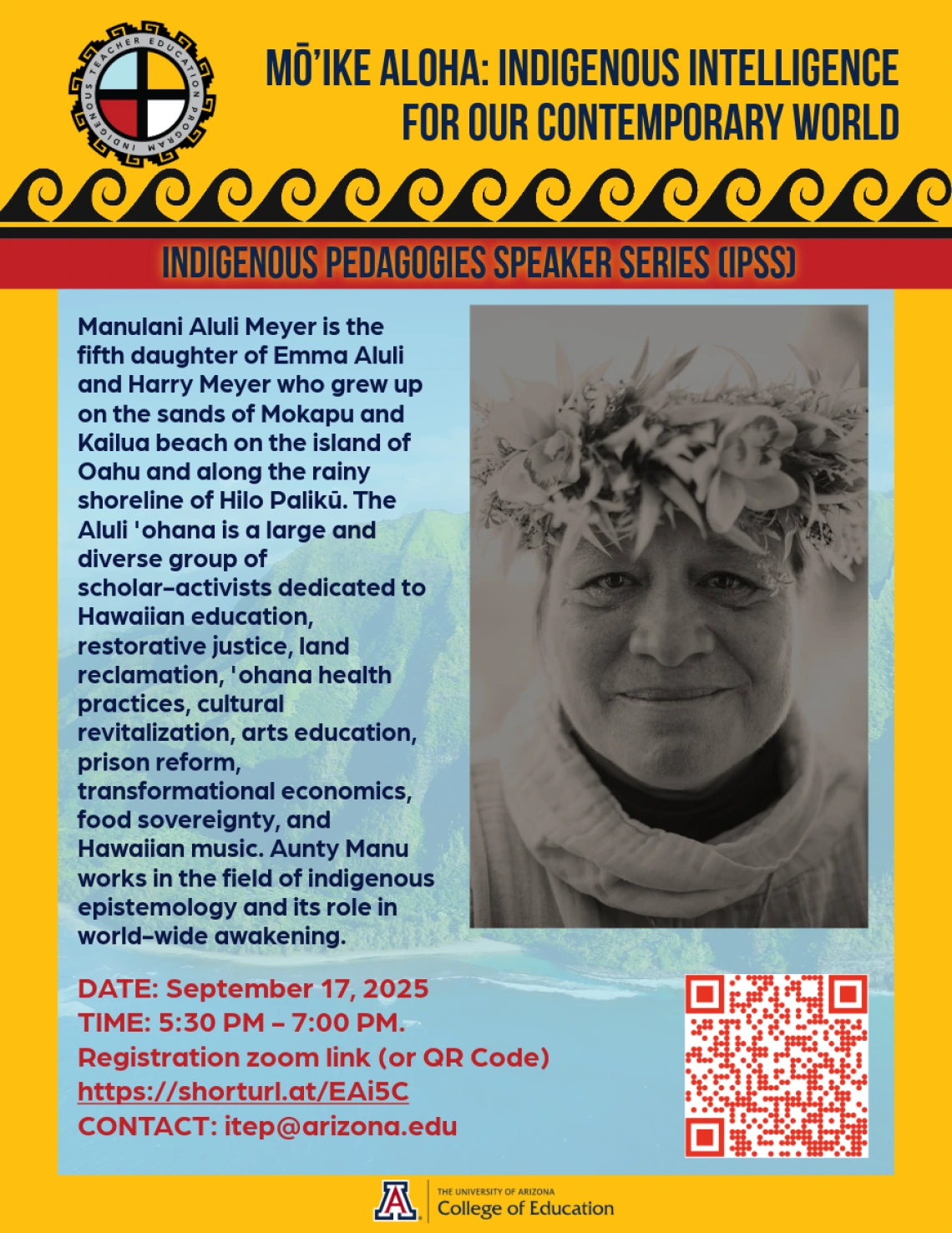 Indigenous Pedagogies Speaker Series (IPSS)